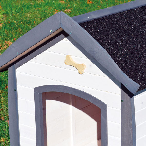 Hundehütte Hundehaus Hundeschlafplatz Bella L Gesamtmaß mit Dachüberstand: 86 x 94 x 102 cm (B x H x T)