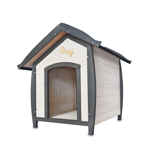 Hundehütte Hundehaus Hundeschlafplatz Bella L Gesamtmaß mit Dachüberstand: 86 x 94 x 102 cm (B x H x T)