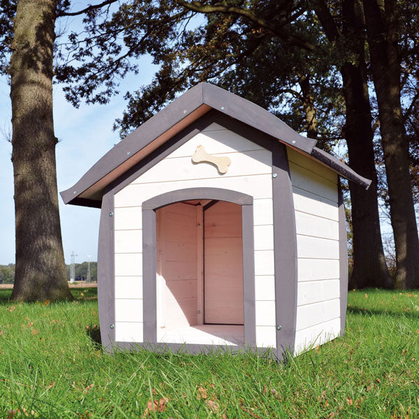 Hundehütte Hundehaus Hundeschlafplatz Bella L Gesamtmaß mit Dachüberstand: 86 x 94 x 102 cm (B x H x T)