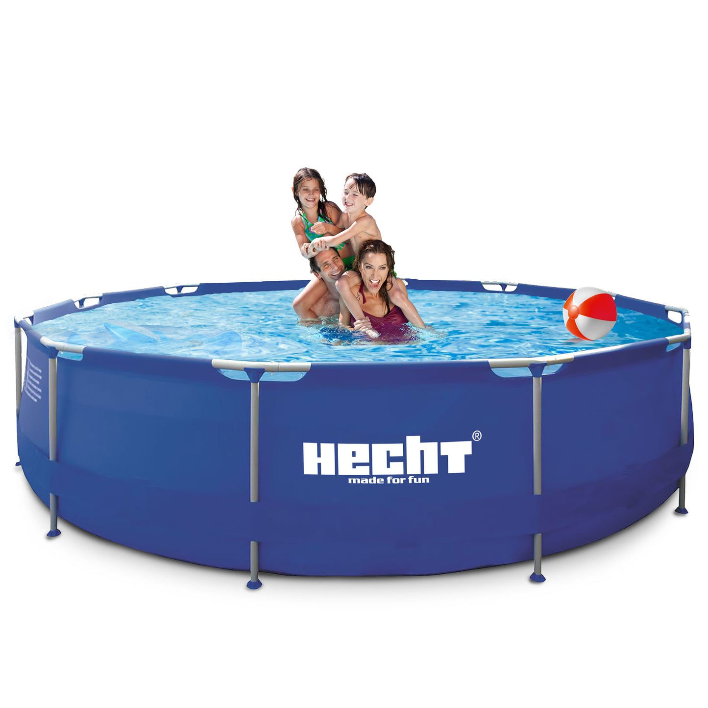BITTE LESEN !!! Retourenware ! Stahlrohrpool Pool Schwimmbecken 4.383 Liter Wasser 300 cm/76 cm