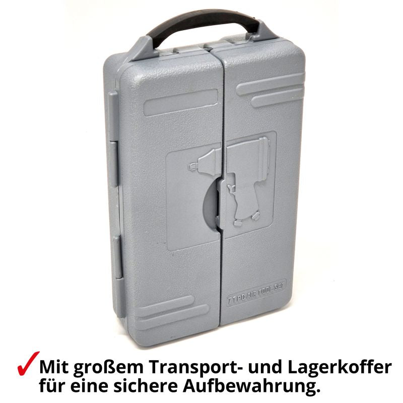 Druckluftwerkzeug und Zubehör Set XL im Koffer