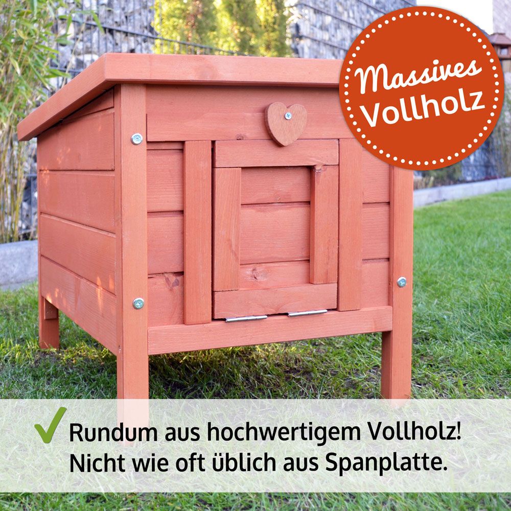 Katzenhütte Katzenhaus Braun Mini Haus