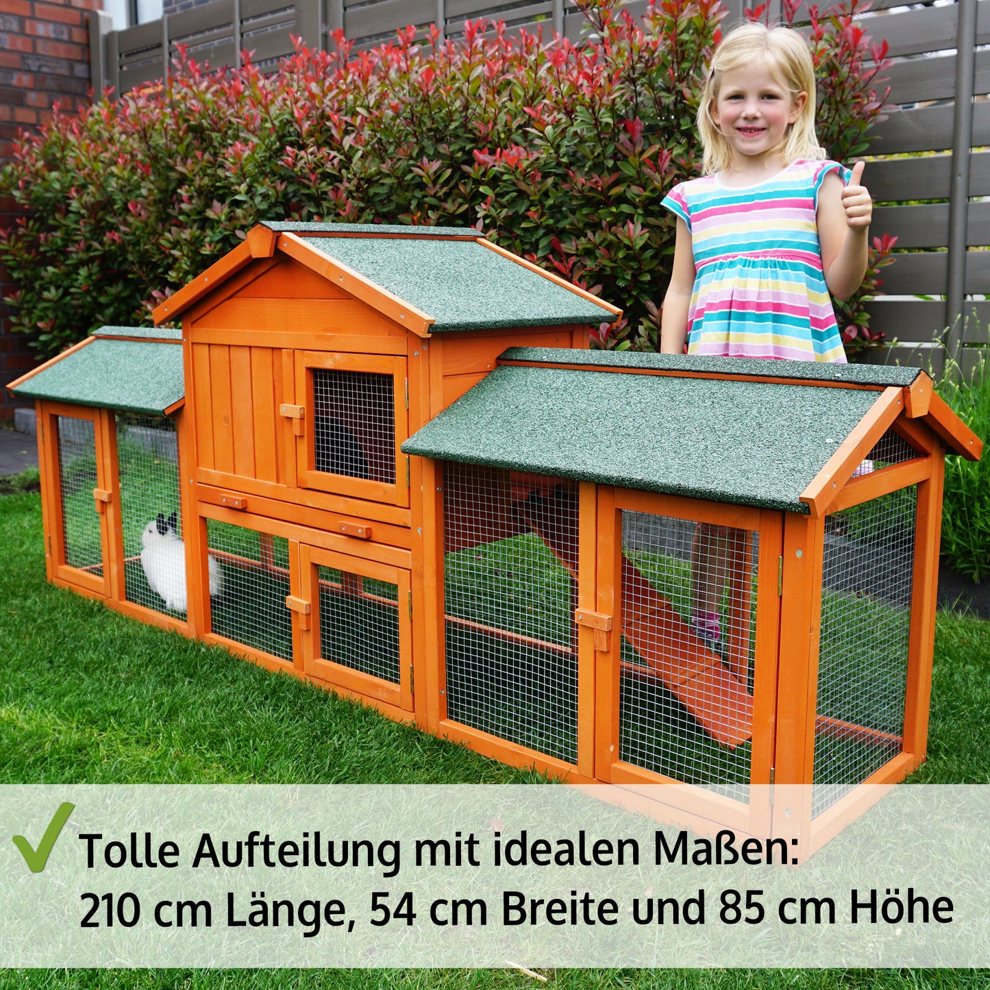 Hasenstall Kaninchenstall Meerschweinchenstall 040
