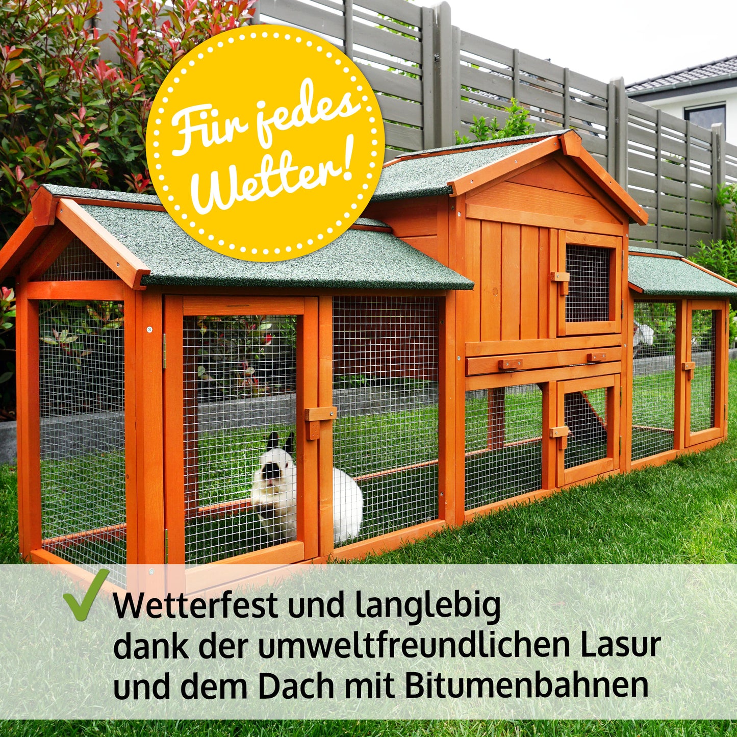 Hasenstall Kaninchenstall Meerschweinchenstall 040