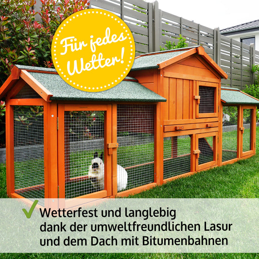 Hasenstall Kaninchenstall Meerschweinchenstall 040