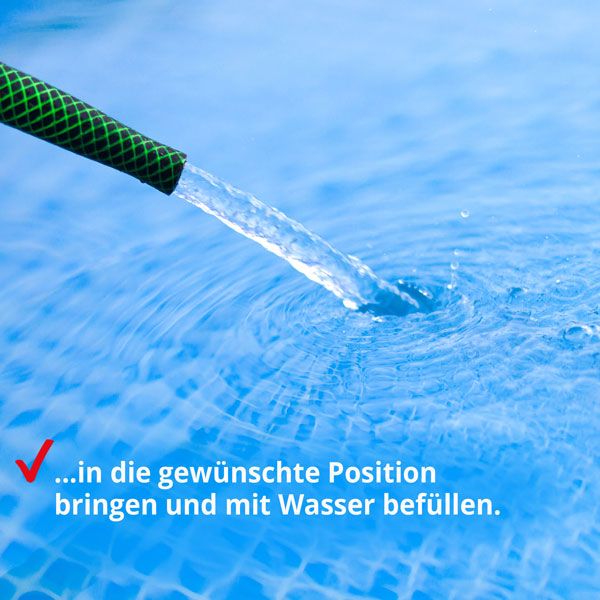 Stahlrahmen Pool Bluesea 3690