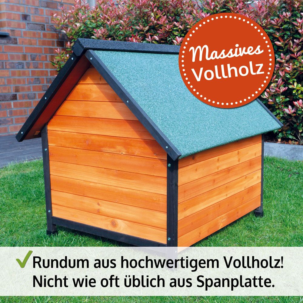 BITTE LESEN !!! Retourenware ! Hundehütte Luna L - 99 x 87 x 82,5 cm (B x H x T) / Eingang - 35,5 x 40 cm (B x H)