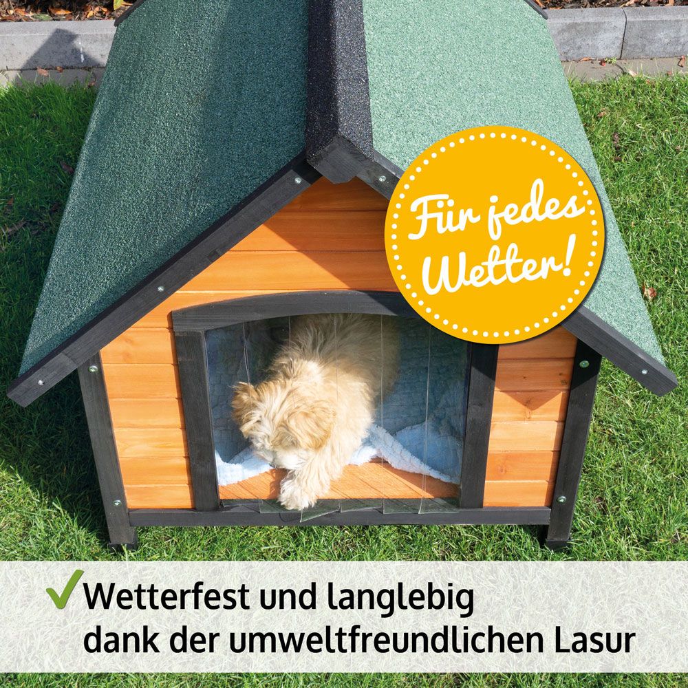 BITTE LESEN !!! Retourenware ! Hundehütte Luna L - 99 x 87 x 82,5 cm (B x H x T) / Eingang - 35,5 x 40 cm (B x H)