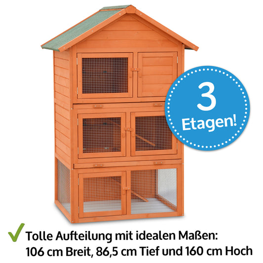 Hasenstall Kaninchenstall Meerschweinchenstall Jumbo