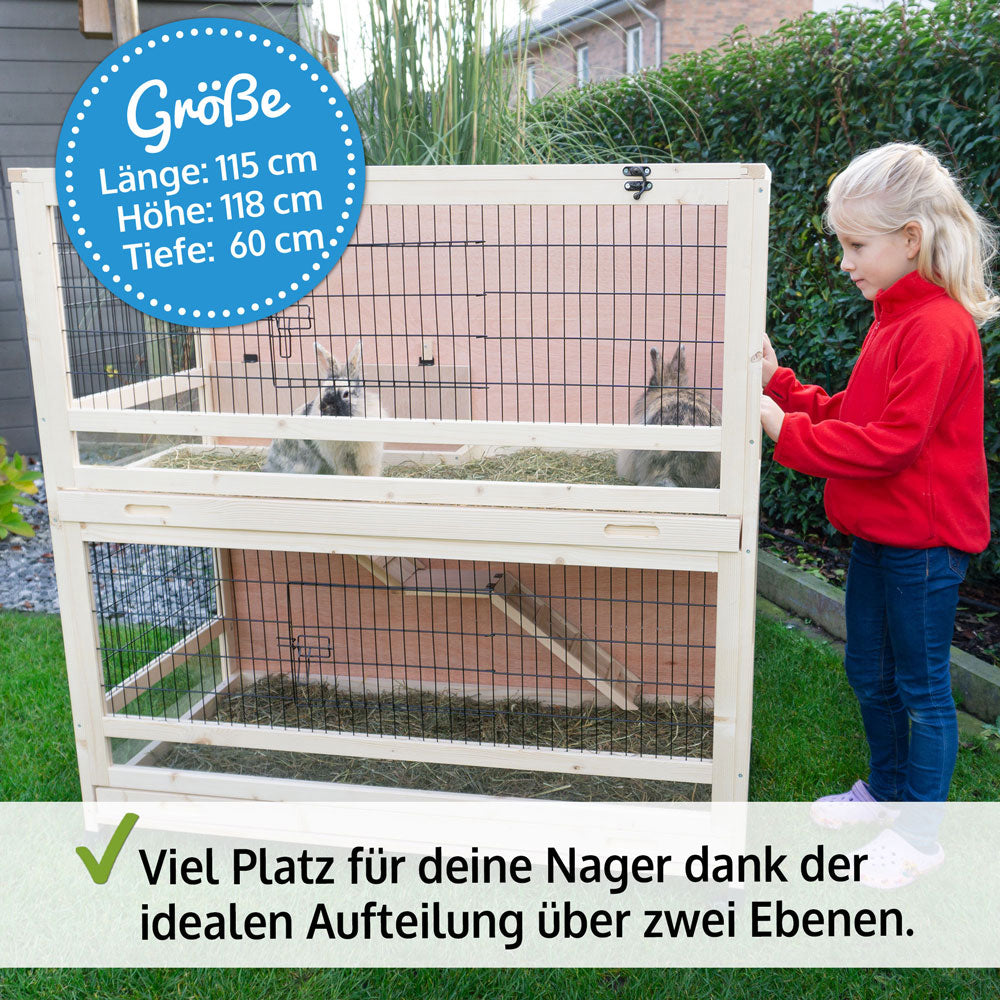Hasenstall Kaninchenstall Meerschweinchenstall Knuffel