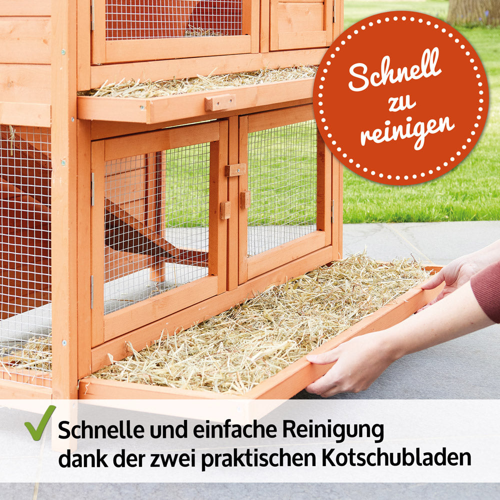 Hasenstall Kaninchenstall Meerschweinchenstall Mukkel