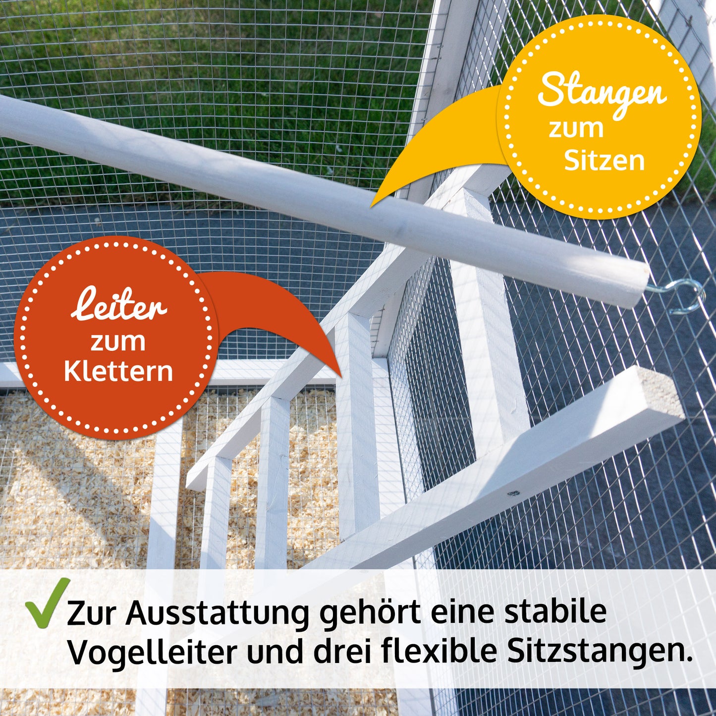 Vogelvoliere Voliere Vogelkäfig Käfig Vogelhaus M 302