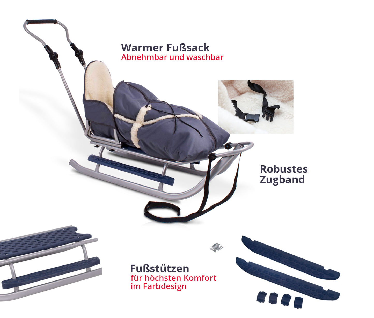 Metallschlitten Komplettset Babyschlitten Kinderschlitten Ein Modell das mitwächst Grün Hellgrün