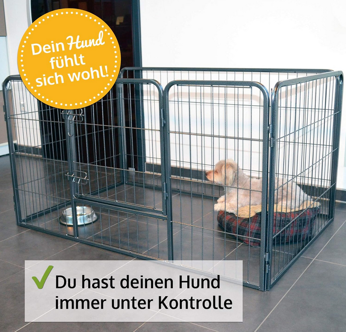 Welpenauslauf Hundeauslauf Höhe 70,5 cm (483)