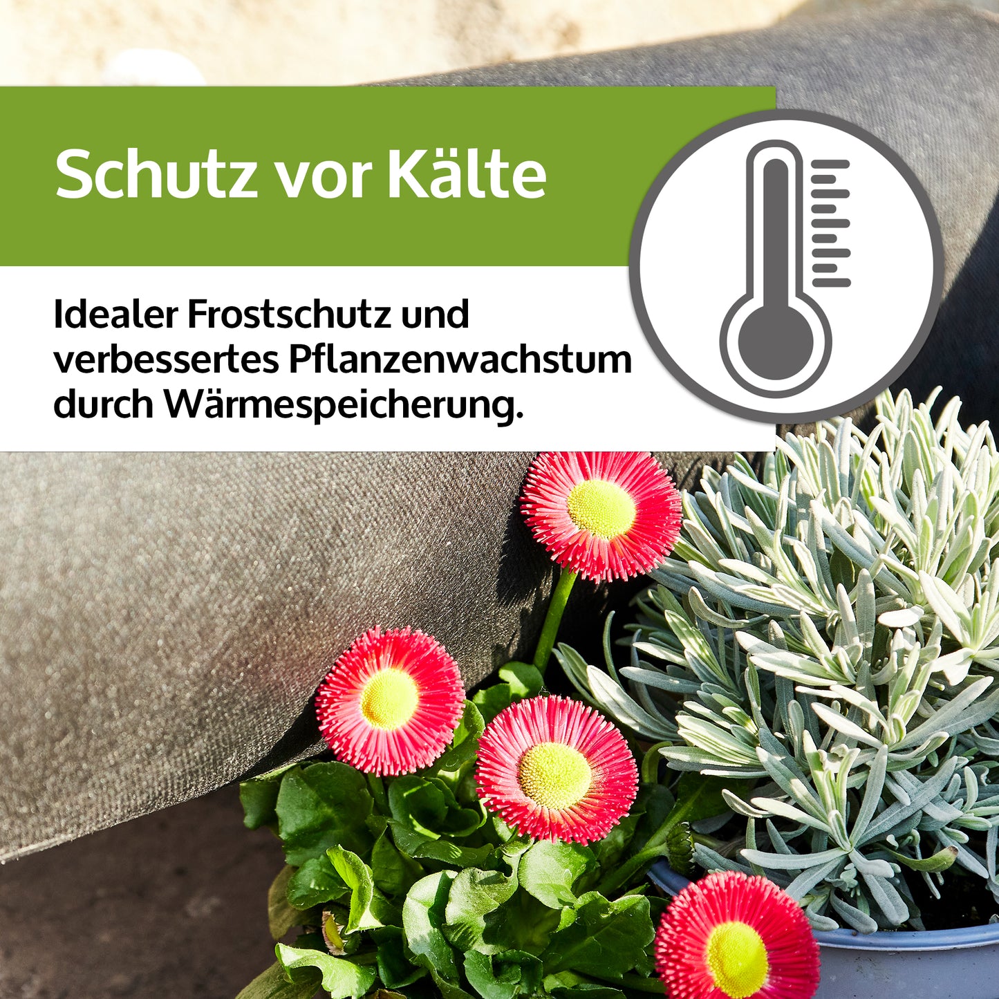 Unkrautvlies Gartenvlies Mulchvlies 50g/ m² 50 m Länge x 1 m Breite (551)