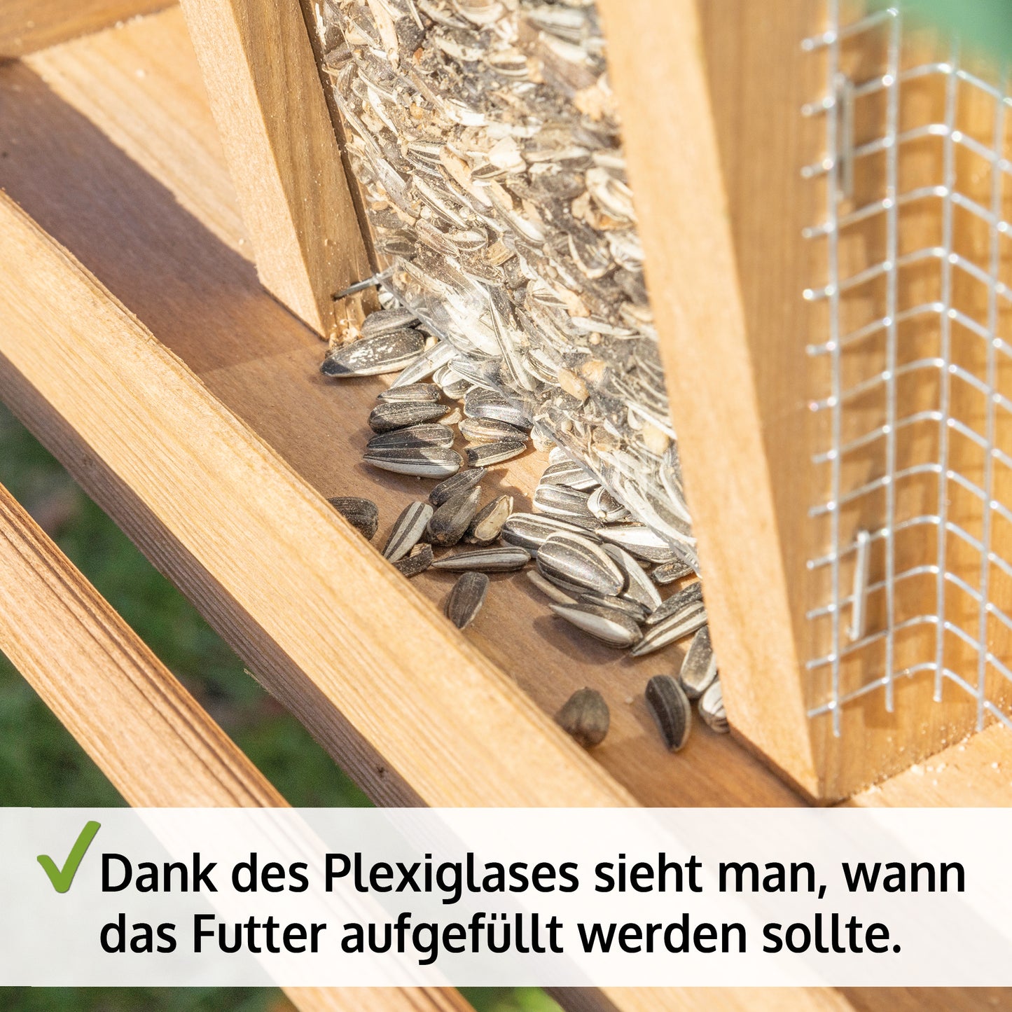 Vogelhaus Futterstation Futterhaus Vogelfutterhaus 325 Braun