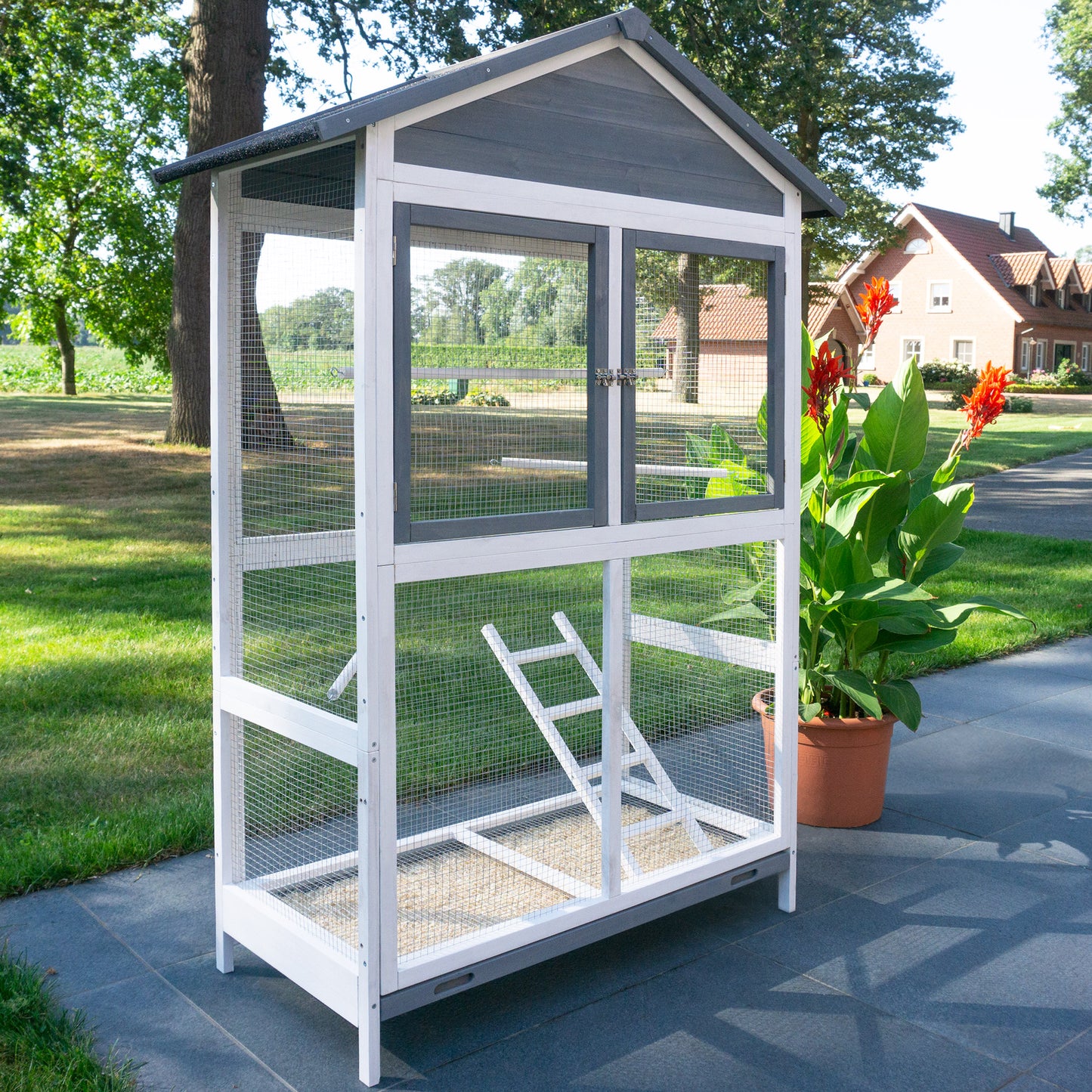 Vogelvoliere Voliere Vogelkäfig Käfig Vogelhaus XL 304