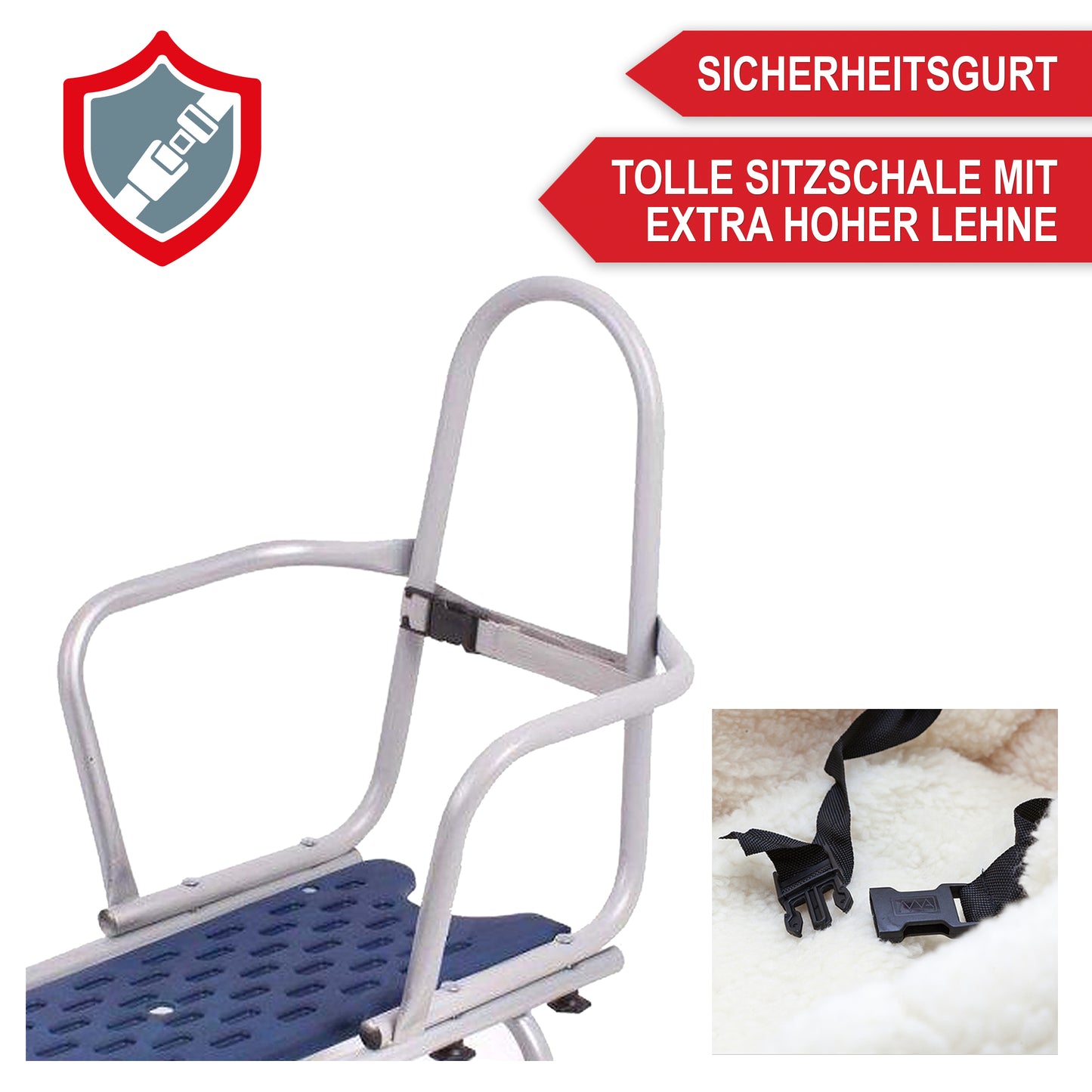 Metallschlitten Komplettset Babyschlitten Kinderschlitten Ein Modell das mitwächst Grün Hellgrün