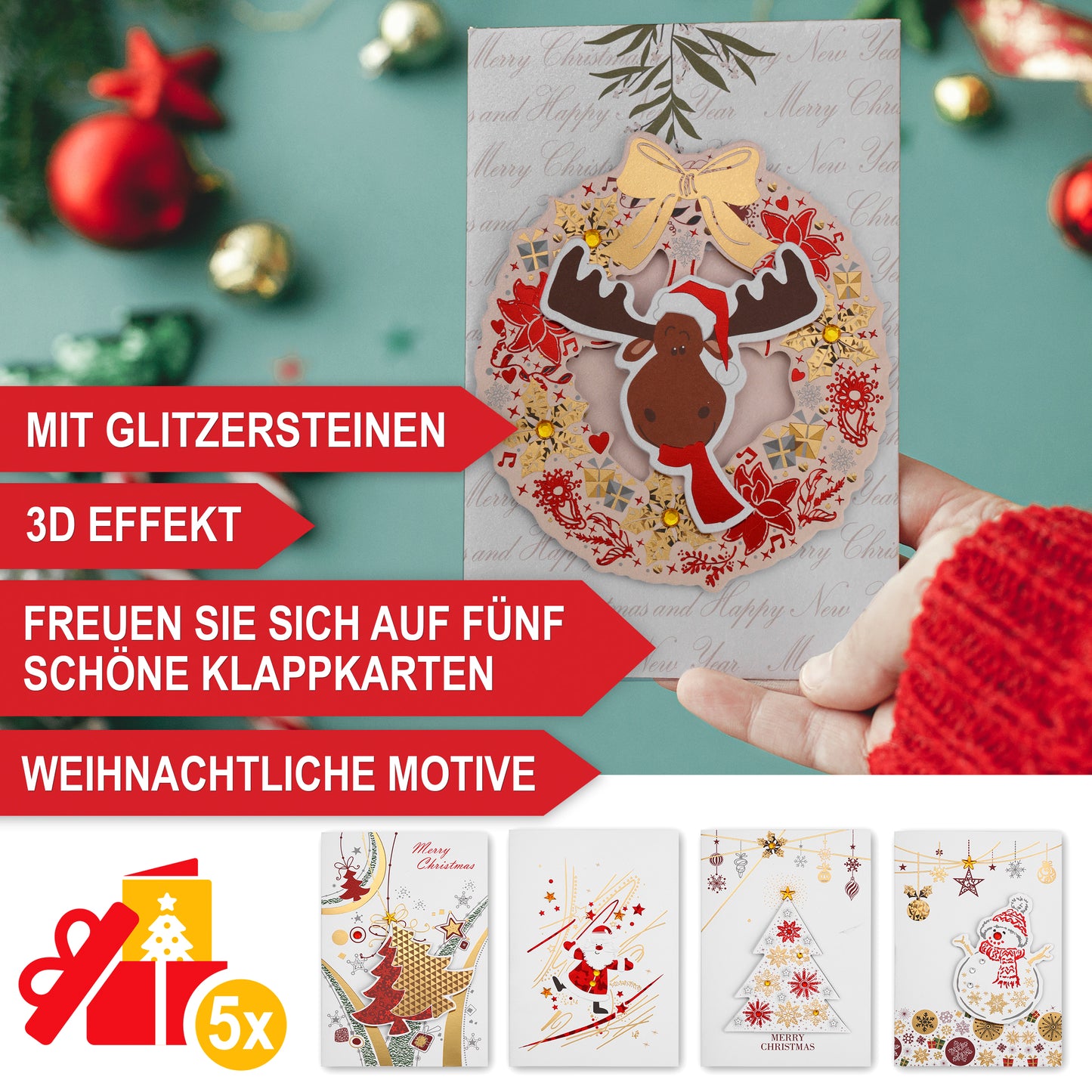 Weihnachtskugeln aus Kunststoff Christbaumschmuck Champanger