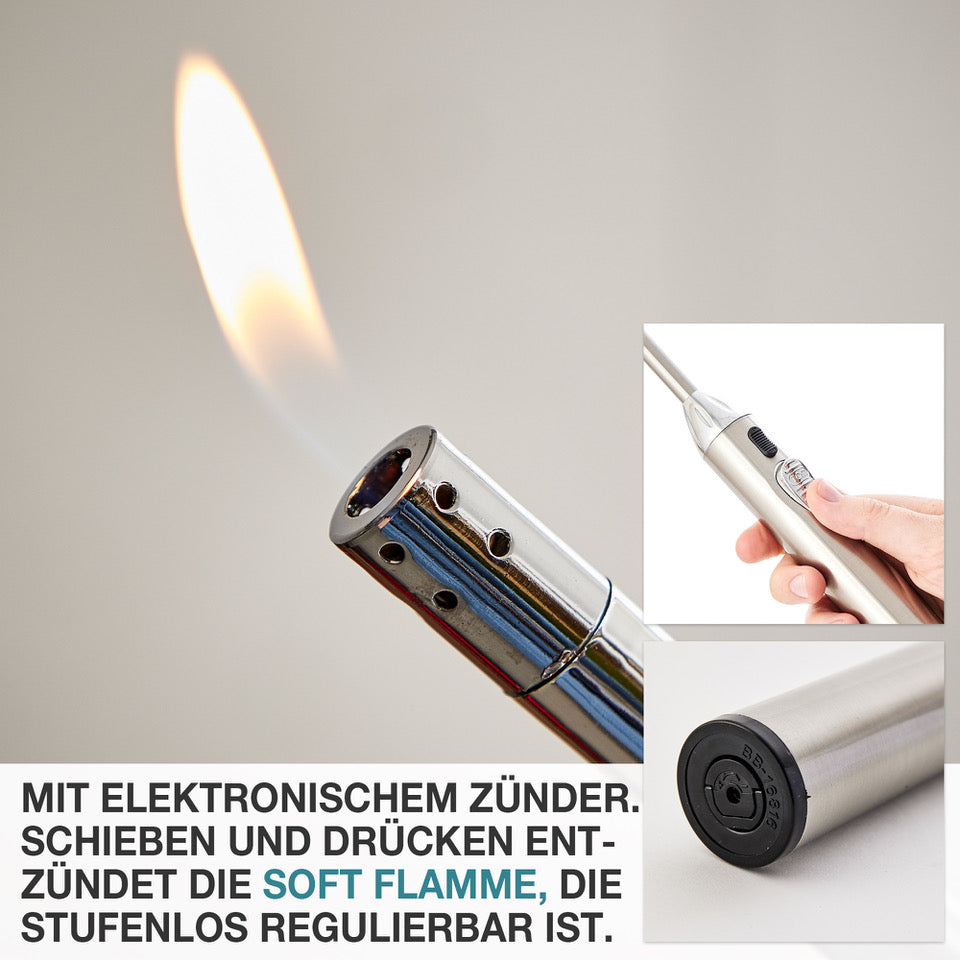 Stabfeuerzeug XXL Elektrisches Gasfeuerzeug Softflamme
