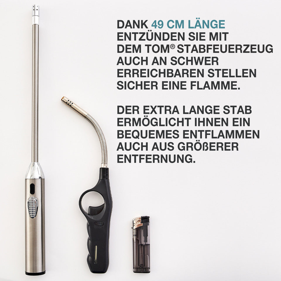 Stabfeuerzeug XXL Elektrisches Gasfeuerzeug Softflamme