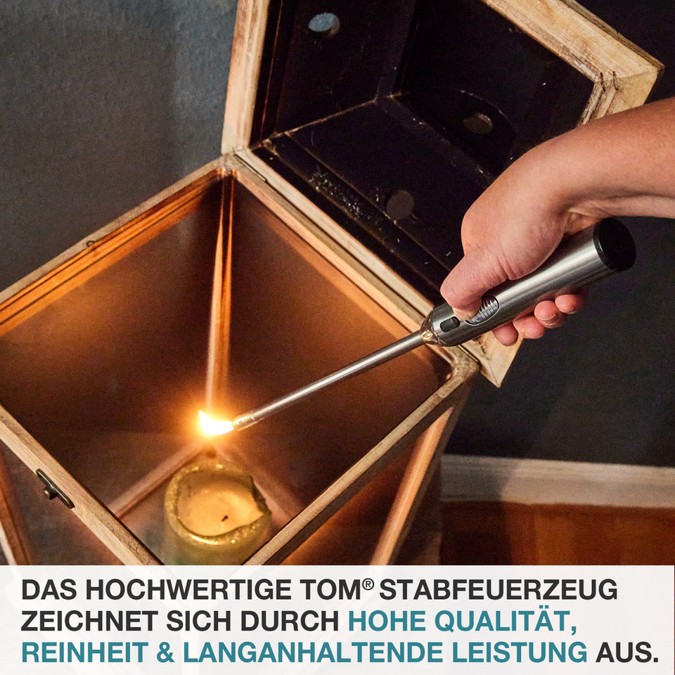 Stabfeuerzeug XXL Elektrisches Gasfeuerzeug Softflamme