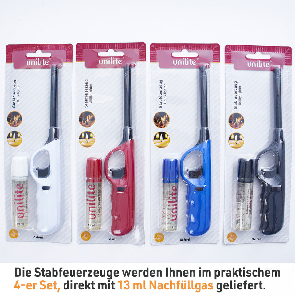 Stabfeuerzeug Oxfort +Gas Nachfüller