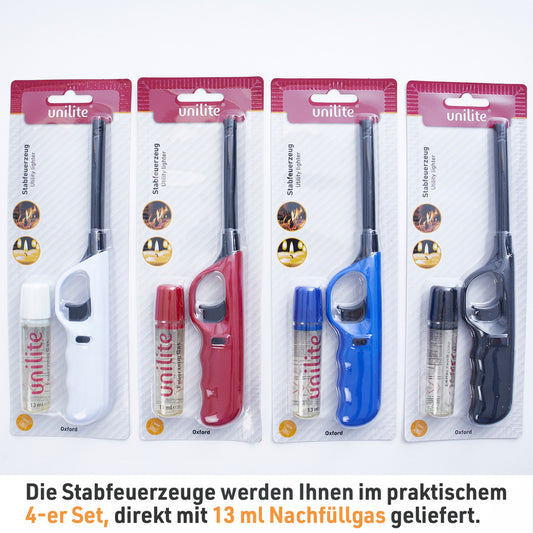 Stabfeuerzeug Oxfort +Gas Nachfüller