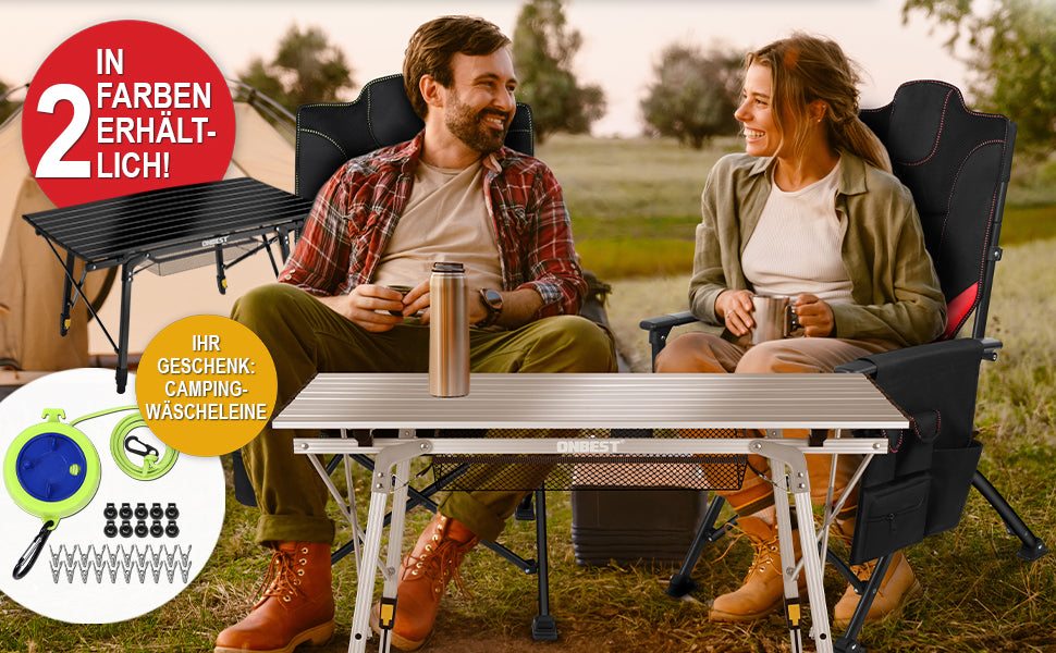 Camping Klapptisch Angeltisch Alugestell Gartentisch Silber