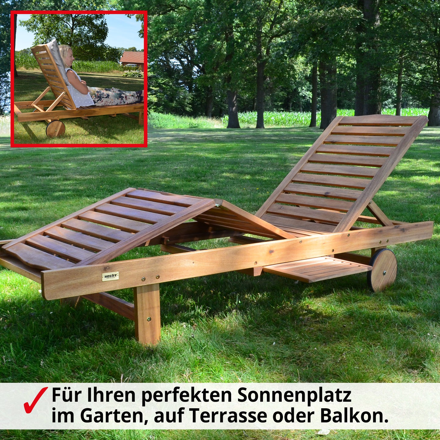 Gartenliege Relaxliege Resort
