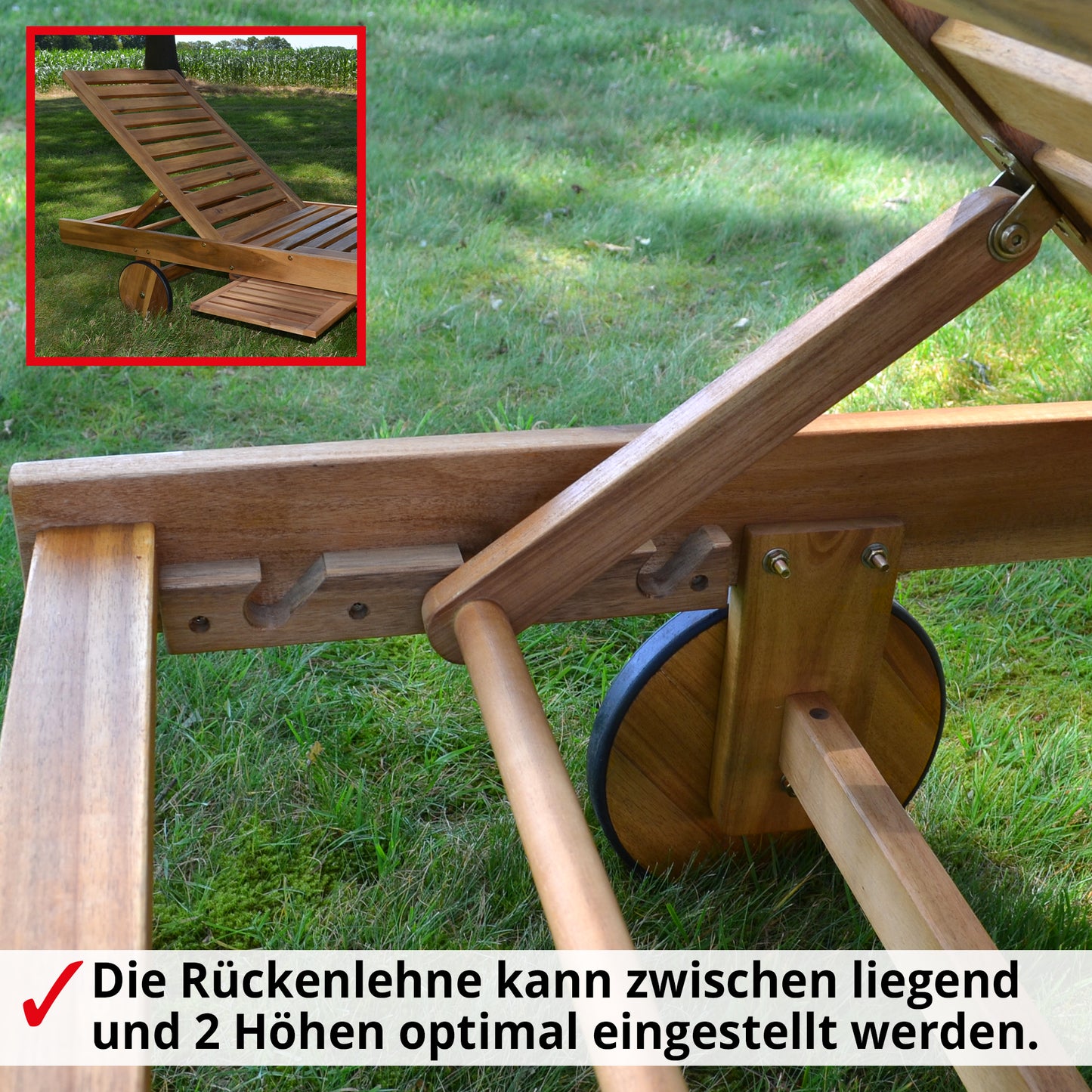 Gartenliege Relaxliege Resort