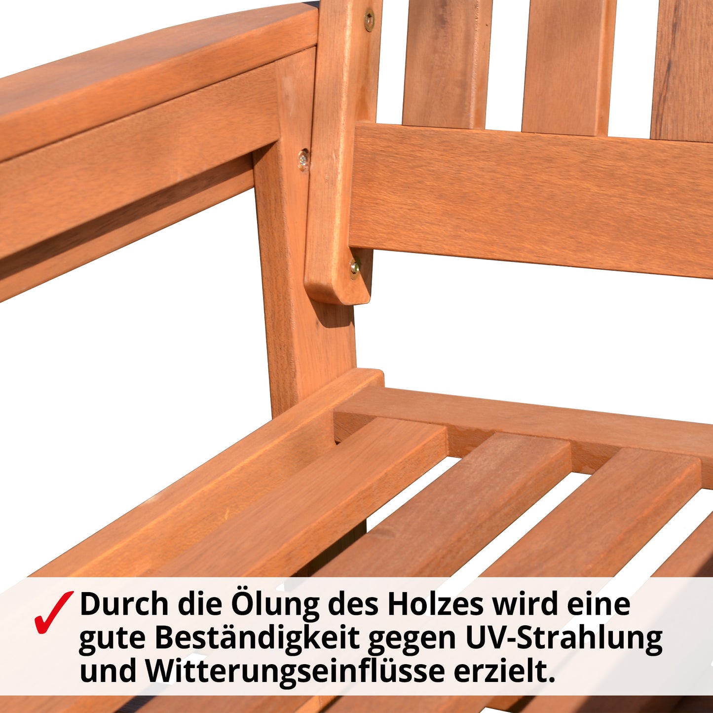 !! Bitte Lesen !!! Teebench Gartenbank 2 Sitzer Meranti Outdoor Sitzbank