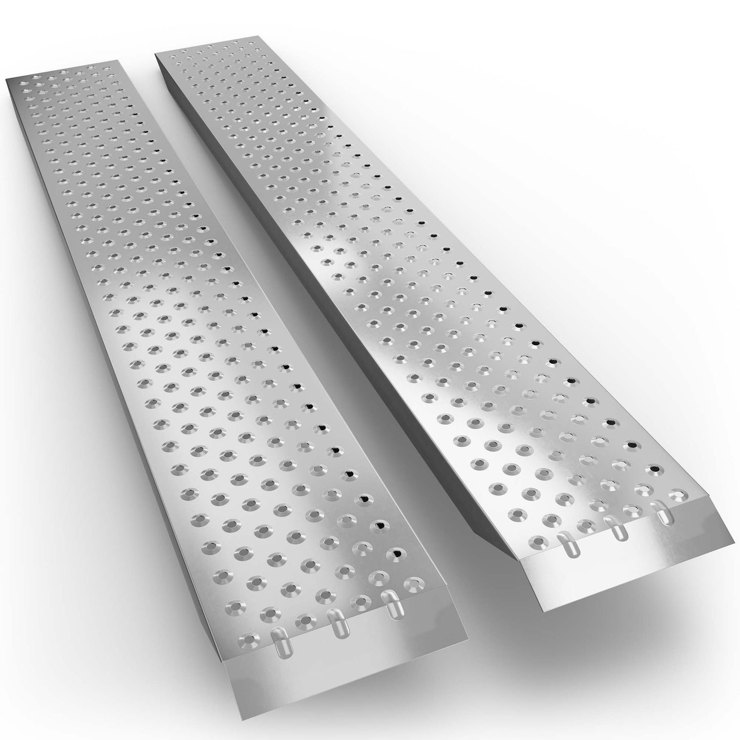 Stahl Auffahrrampe im 2er Set Stahl Tragkraft von 400 kg