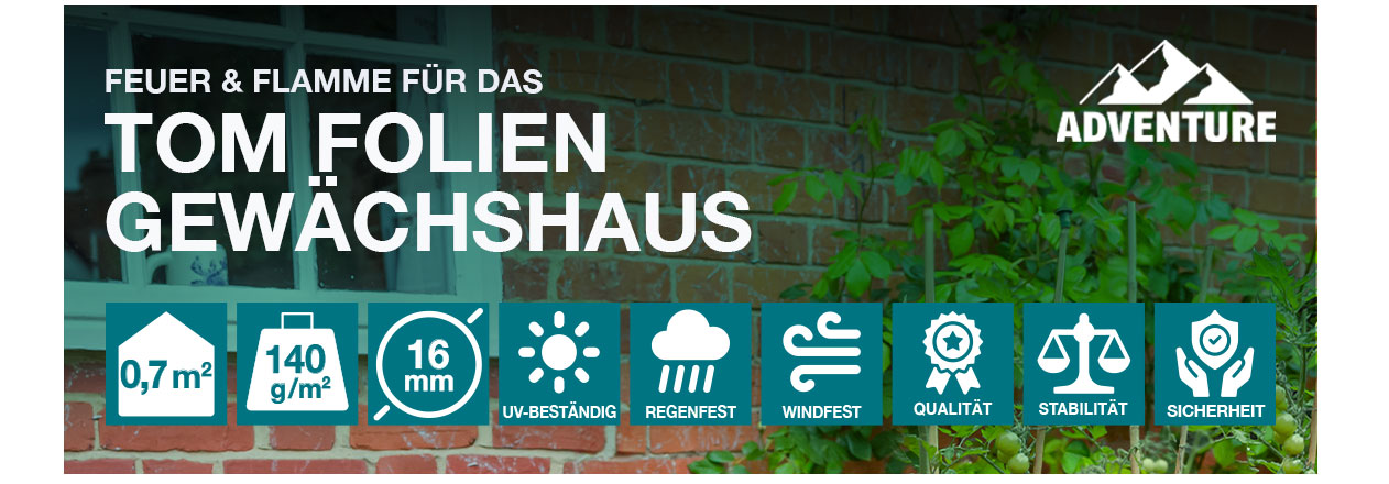 Gewächshaus Foliengewächshaus Frühbeet Tomatengewächshaus Treibhaus 120 x 60 x 60 (B x H x T)