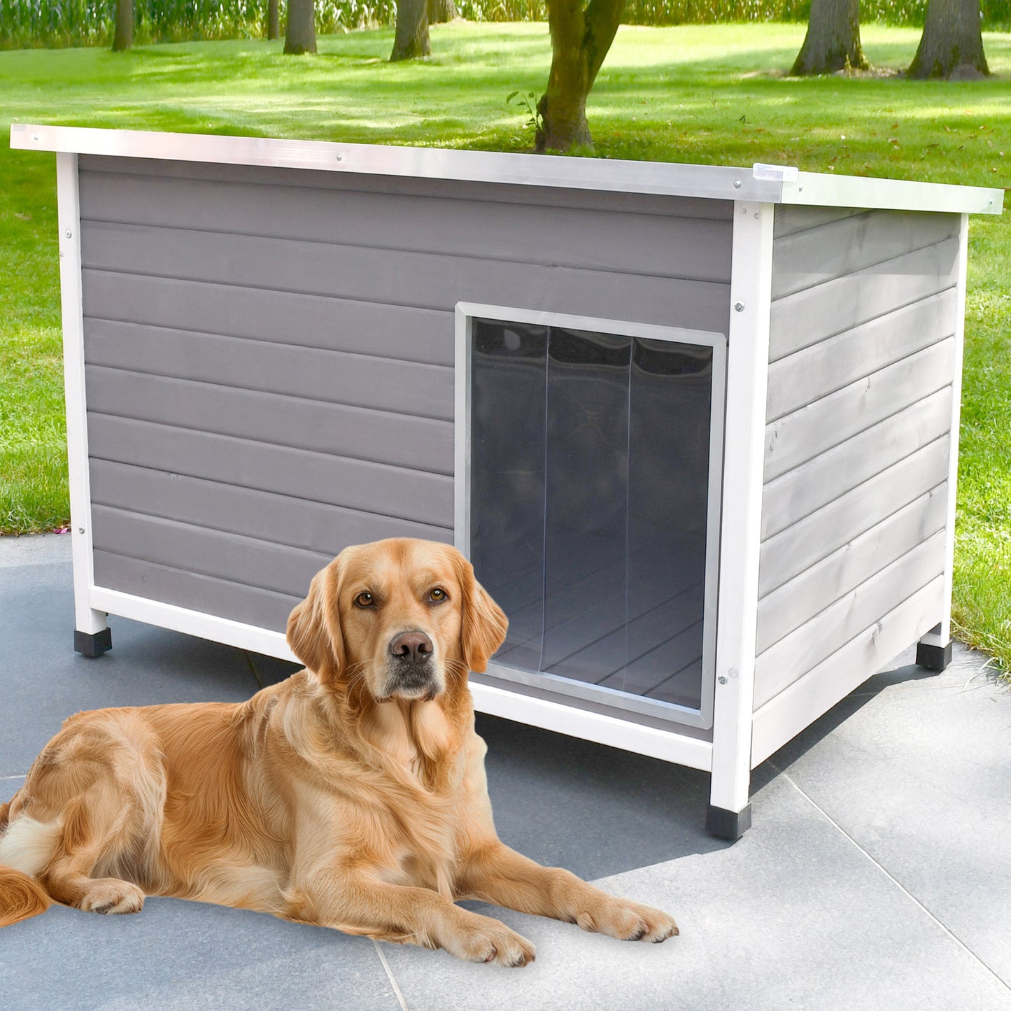 Hundehütte Hundehaus Hundeschlafplatz Jacky Größe XL 117x75,5x80 cm