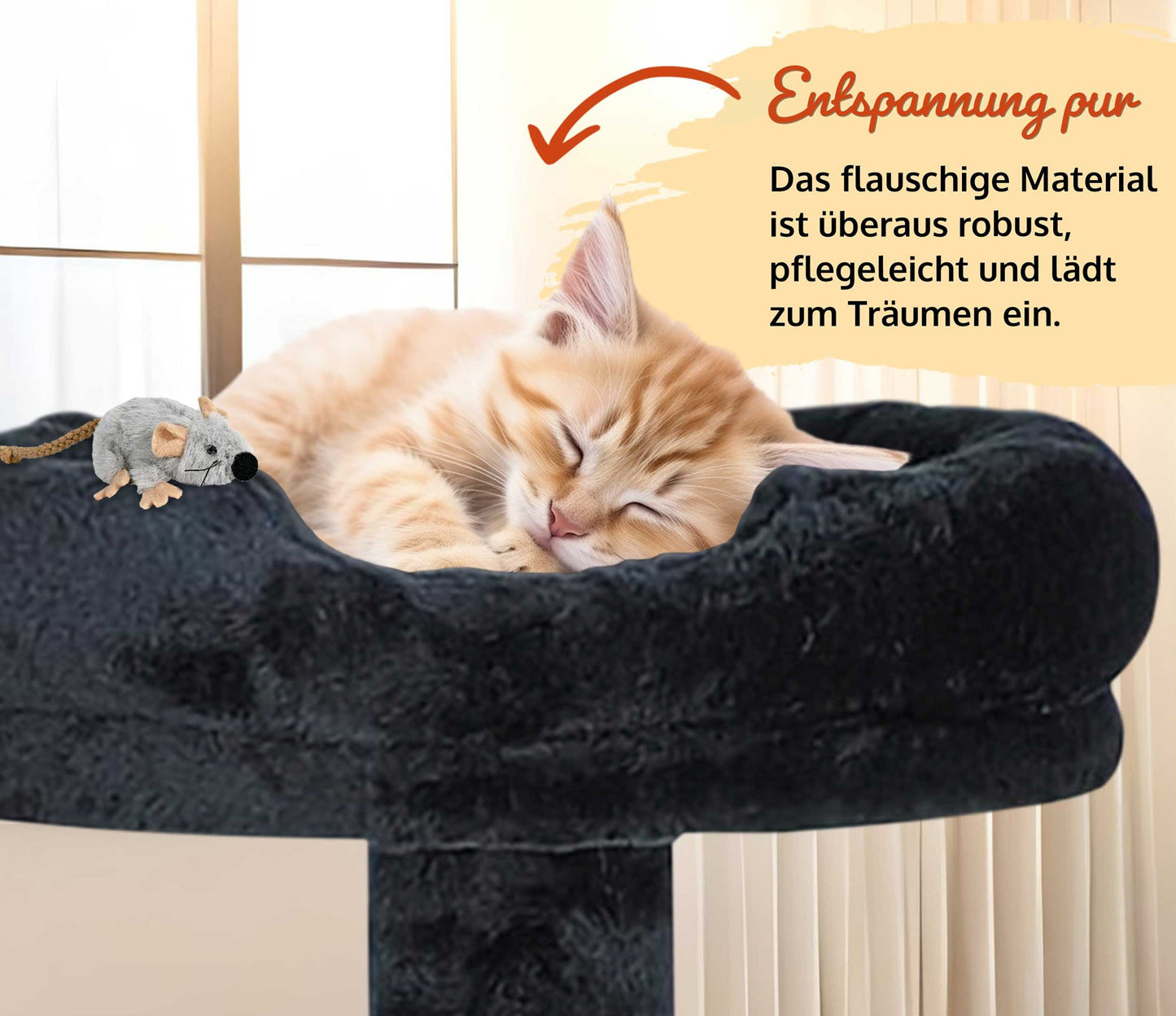 !Bitte Lesen!Retourenware! Katzenbaum Lola Dunkel Grau