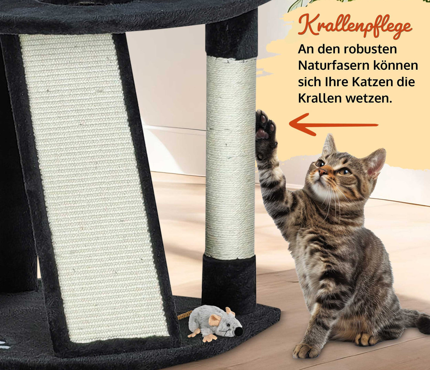 !Bitte Lesen!Retourenware! Katzenbaum Lola Dunkel Grau