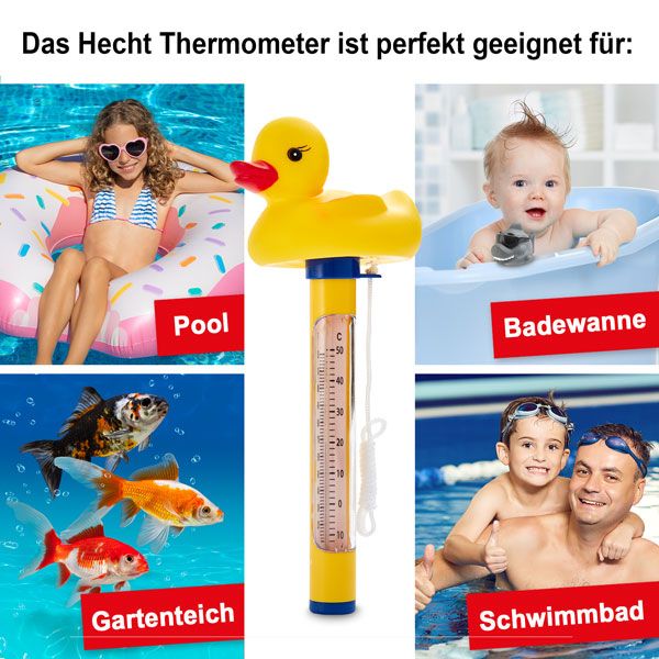 Wasser Thermometer Ente 060512
