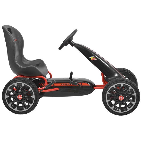 Tretkart Go Kart Schwarz