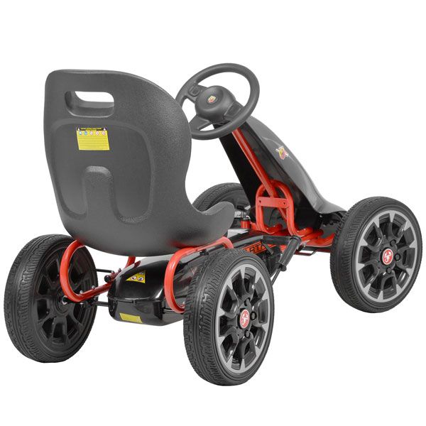 Tretkart Go Kart Schwarz