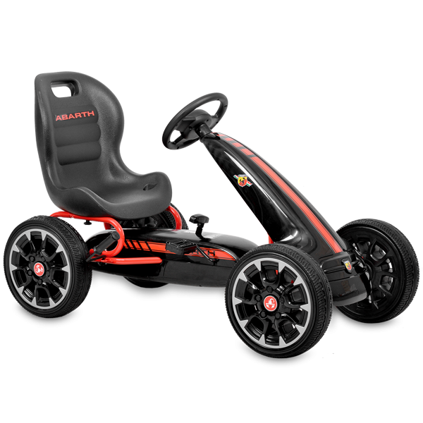 Tretkart Go Kart Schwarz
