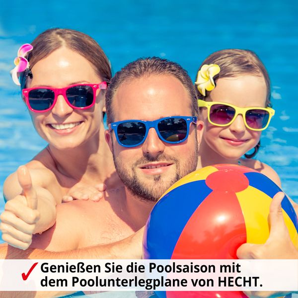 Pool Unterlegfolie 016123 309 x 309 cm