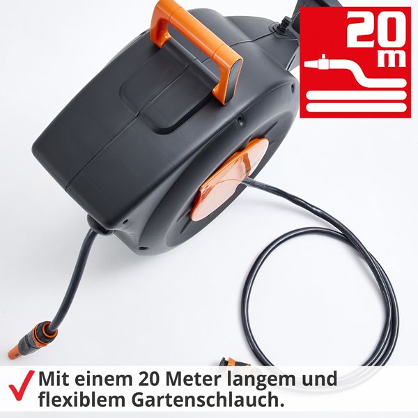 Wand Schlauchtrommel 20m 08666