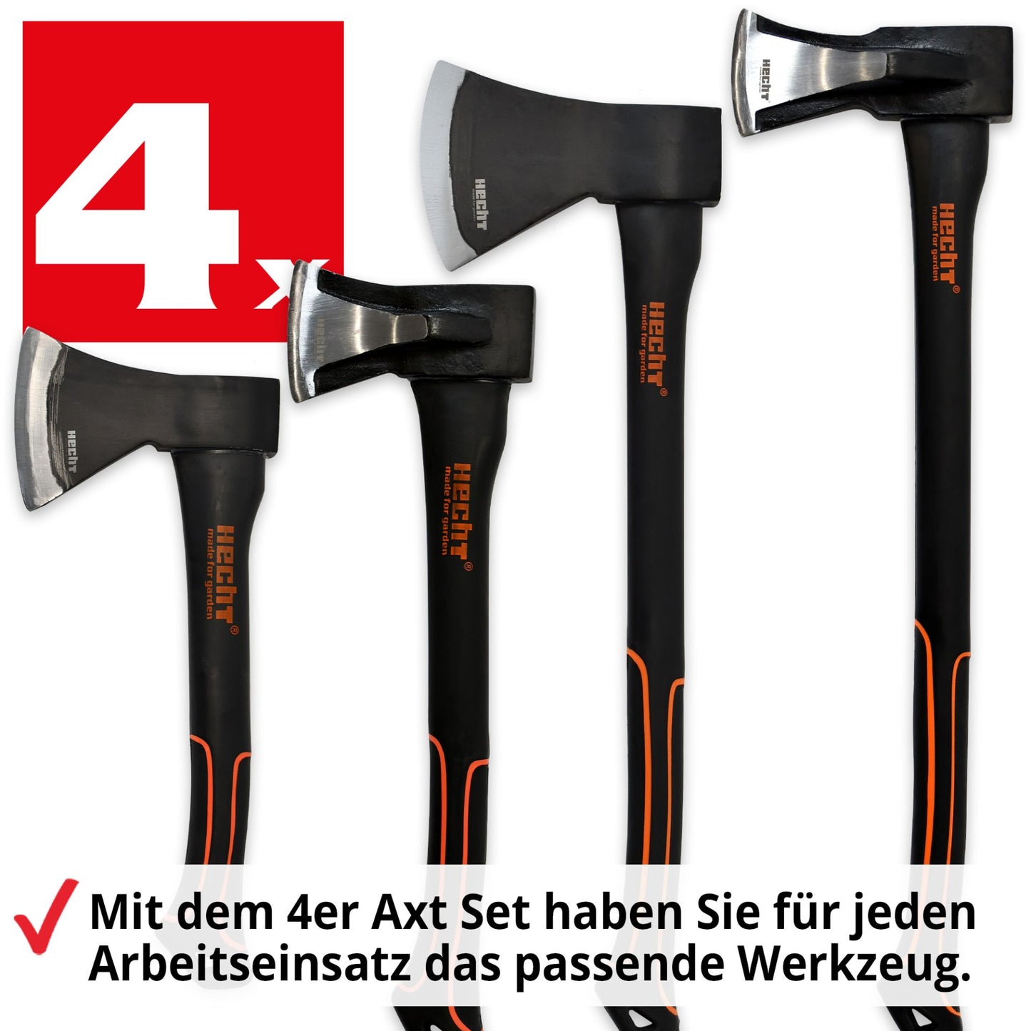 Axt Set 3 4er