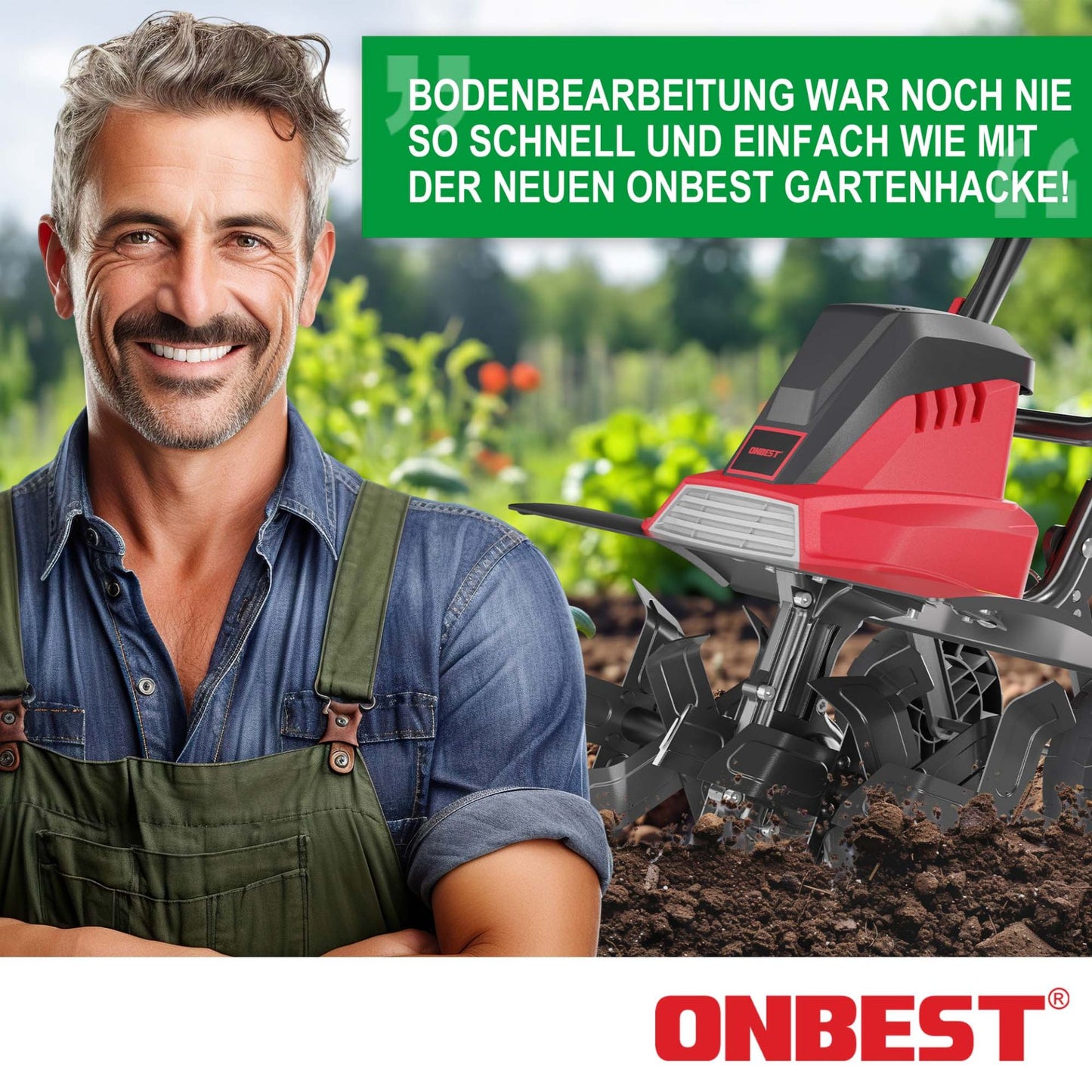 Gartenhacke Elektro T1545