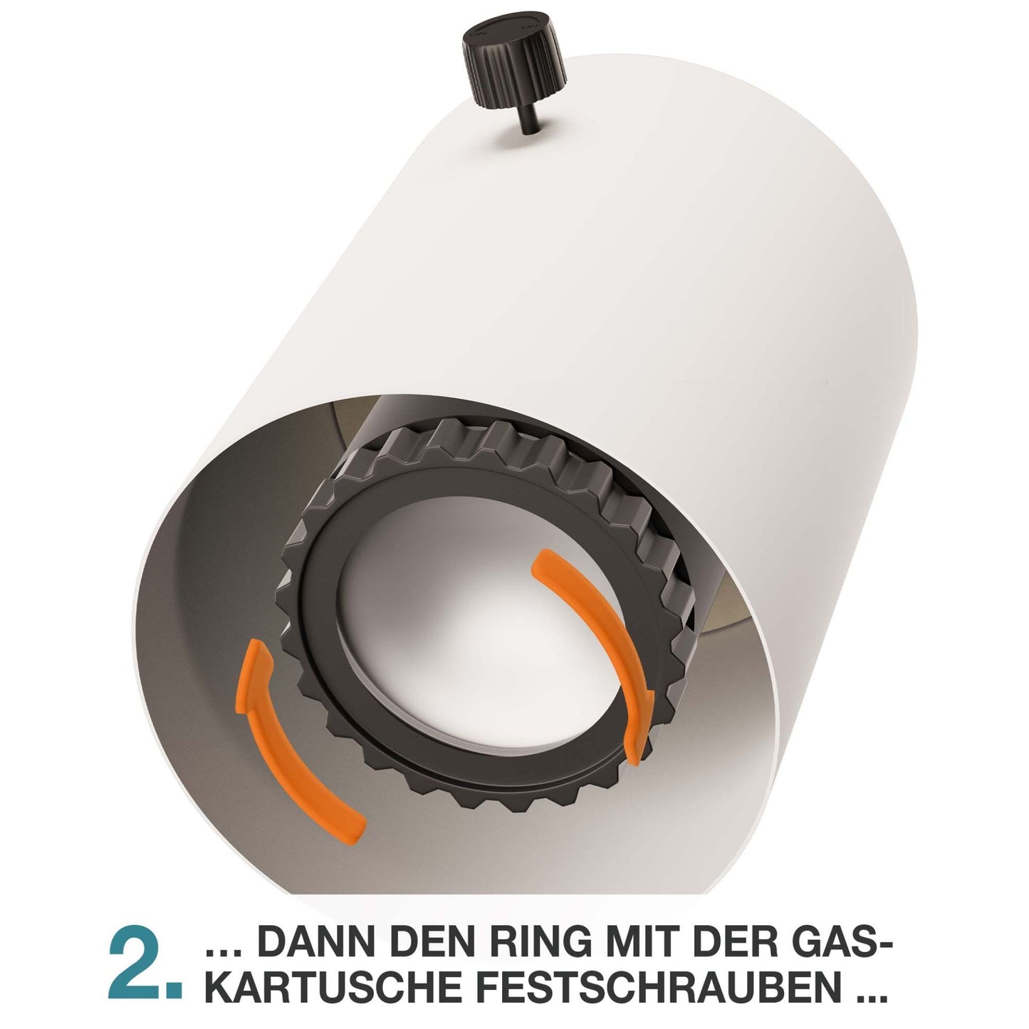 Tischkamin Gas Creme