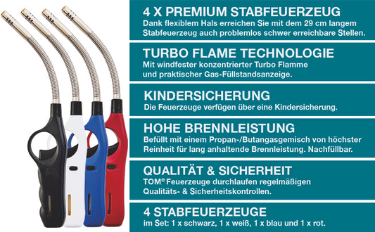 Stabfeuerzeug Flexi