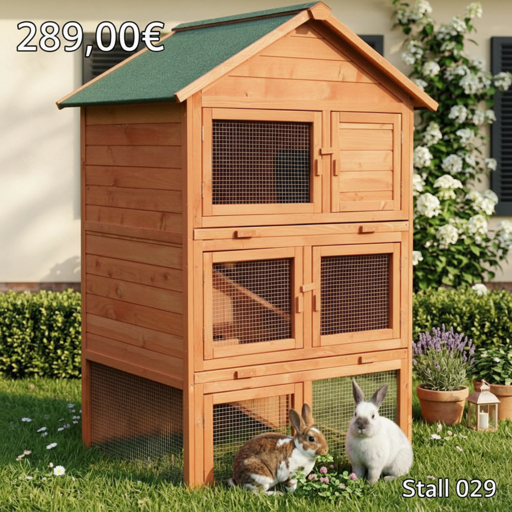 Hasenstall Kaninchenstall Meerschweinchenstall Jumbo