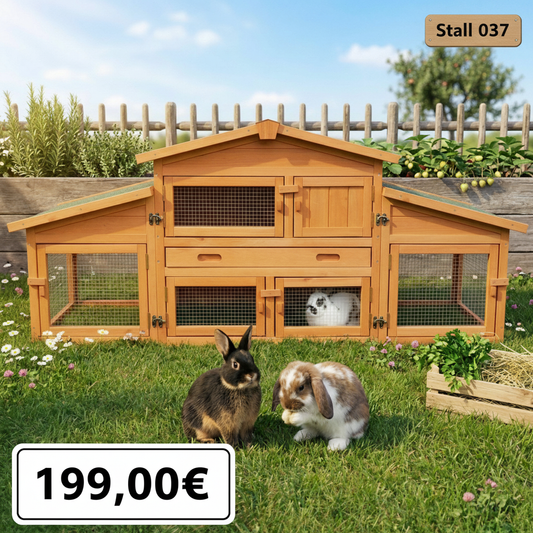 Hasenstall Kaninchenstall Meerschweinchenstall König