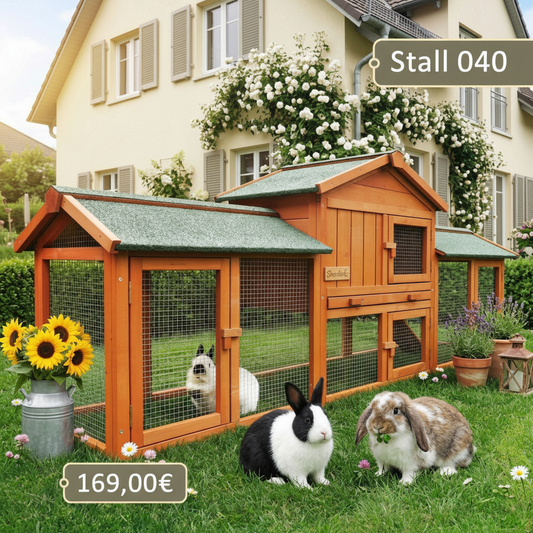 Hasenstall Kaninchenstall Meerschweinchenstall 040